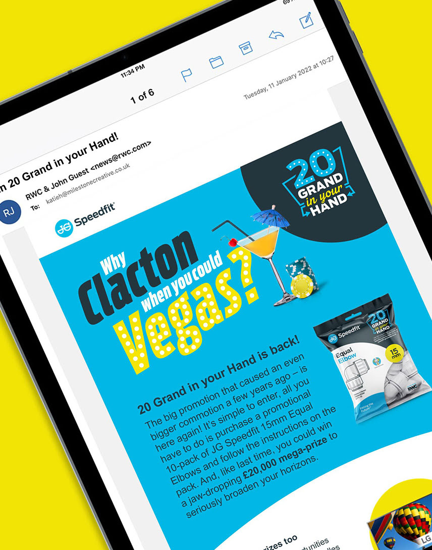 Promotion campaign email