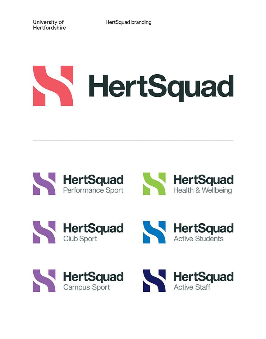 Branding detail with sub-brand variants
